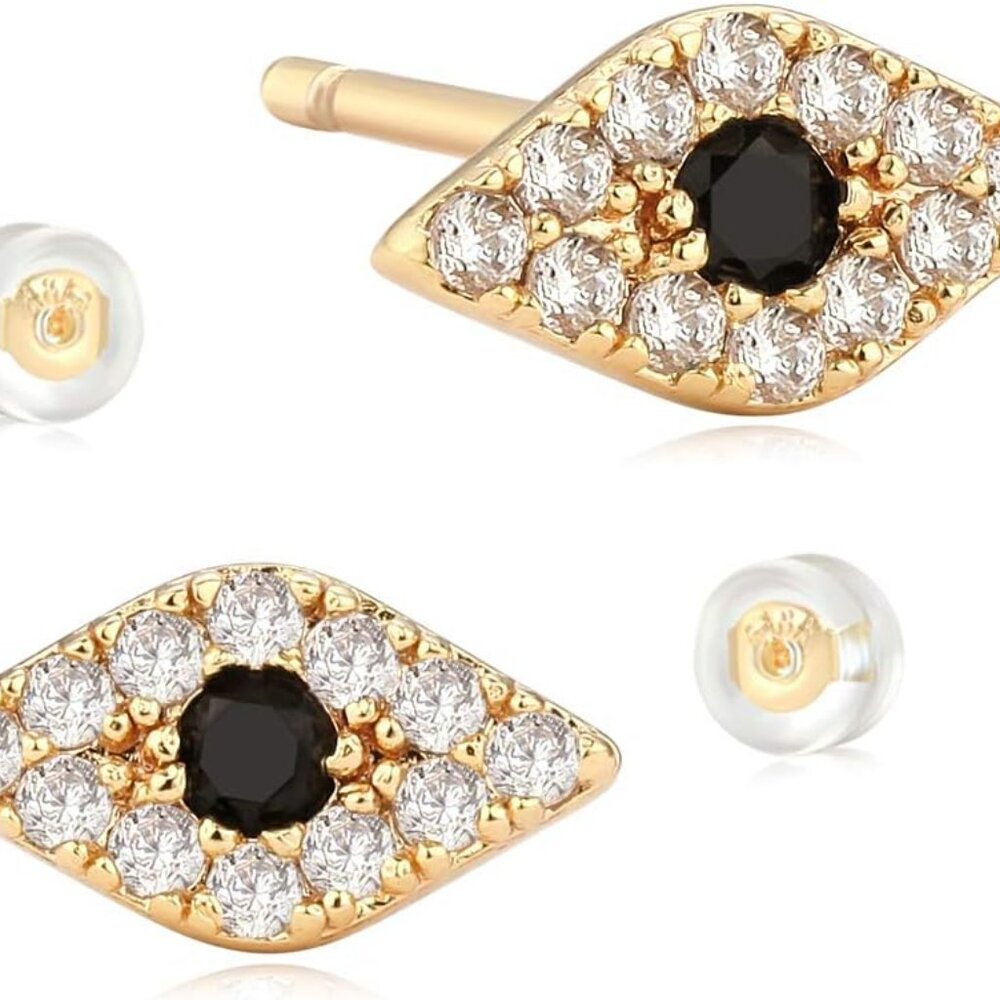 Women Earrings Gold Stud 14k Gold Filled Small Simple Handmade Hypoallergenic Ev
